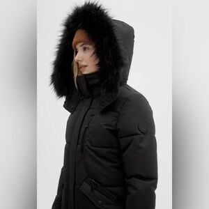 Noize Women’s Meg Faux Fur Trim Winter Parka